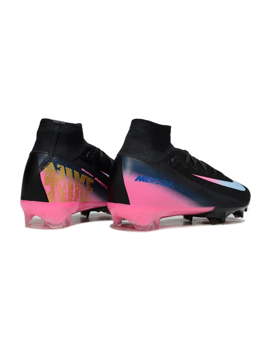 Nike Air Zoom Mercurial Superfly 10 Elite FG Black Pink Blue