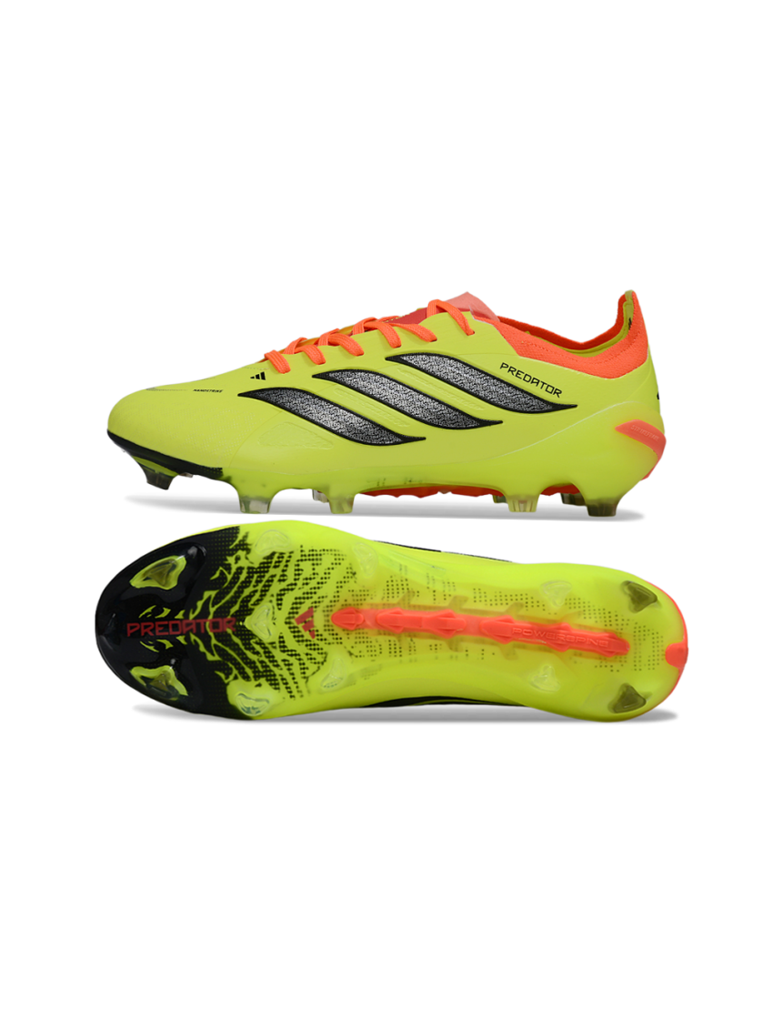 Adidas Predator 26 Elite FG Yellow Silver Red