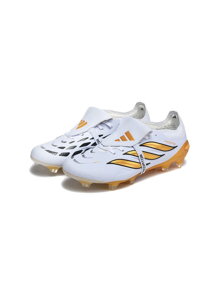 adidas 26 Predator Elite Tongue FG White Metallic Gold Black
