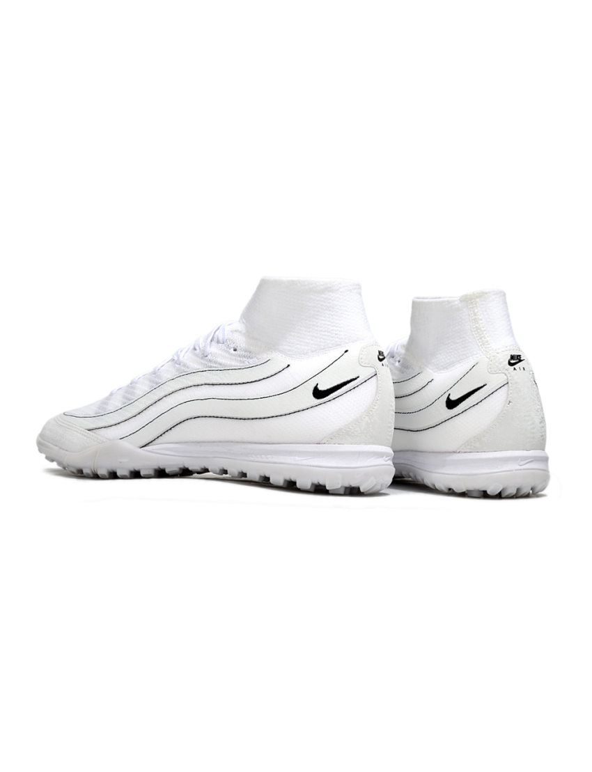 Nike Air Zoom Mercurial Superfly 10 Elite TF White Black