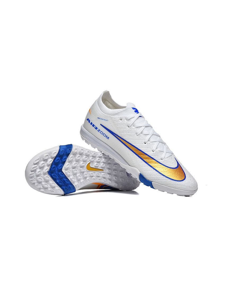 Nike Air Zoom Mercurial Vapor 16 Elite TF White Gold Blue