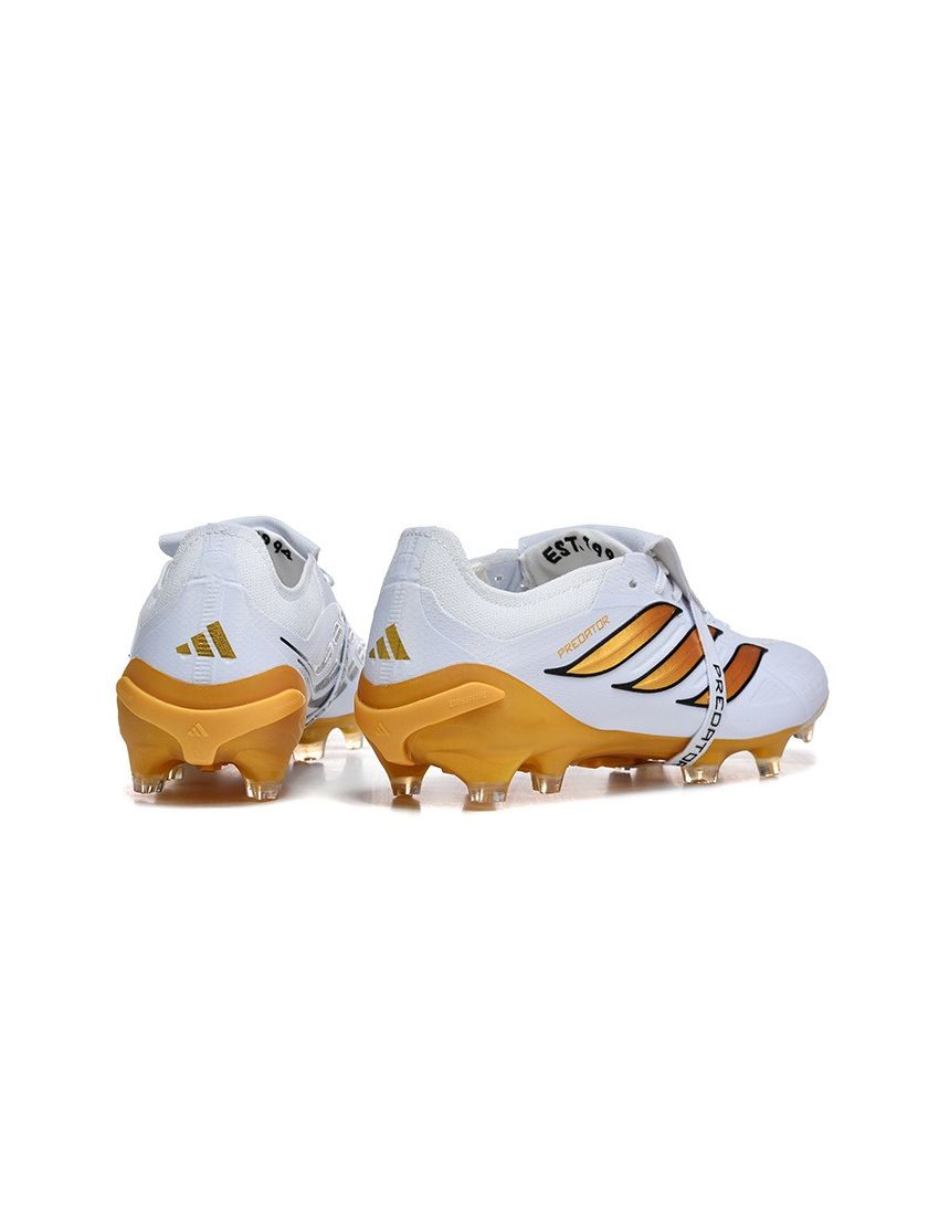 adidas 26 Predator Elite Tongue FG White Metallic Gold Black