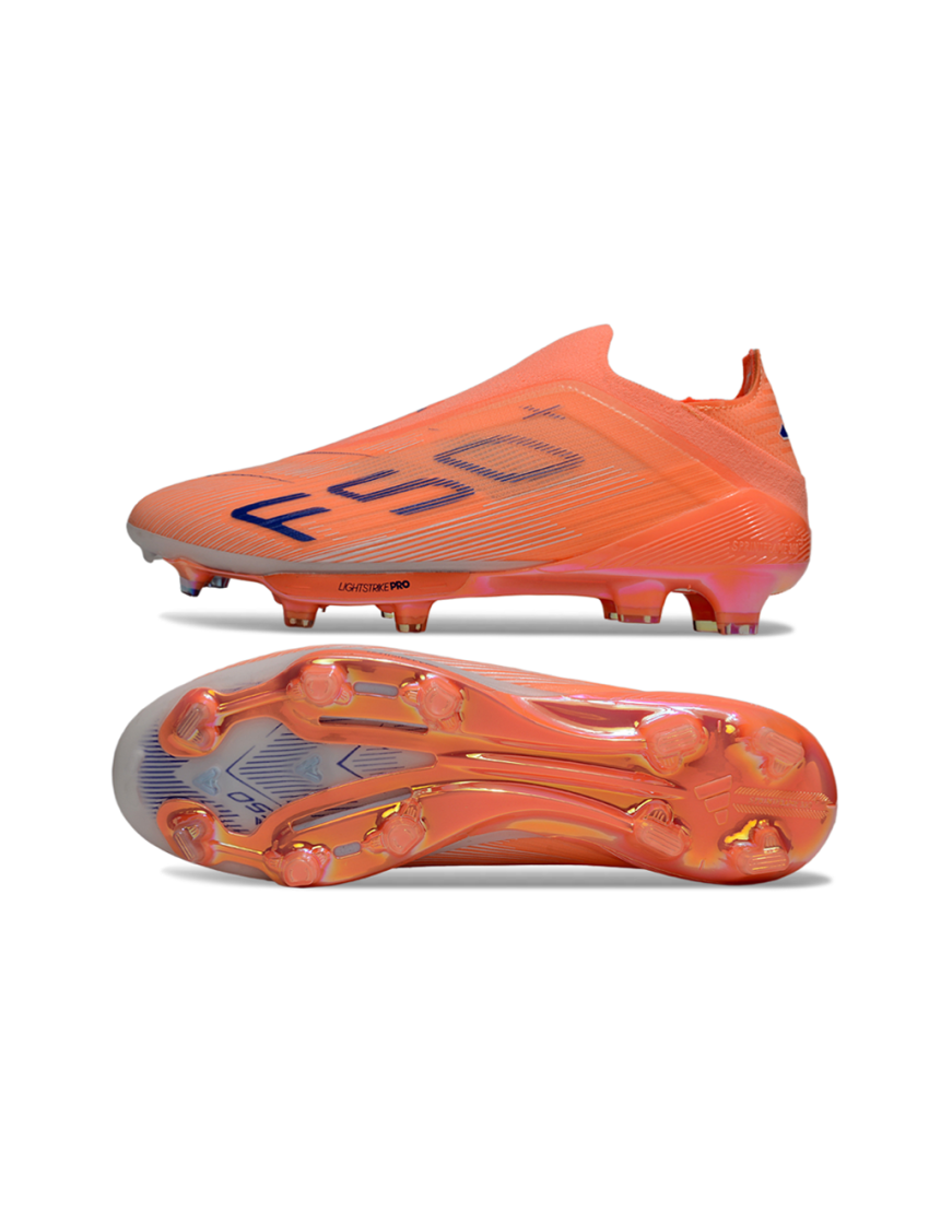 Adidas F50 Laceless Elite FG Orange Lucid Blue