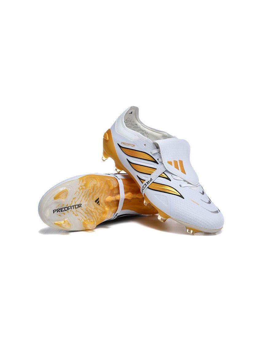 adidas 26 Predator Elite Tongue FG White Metallic Gold Black