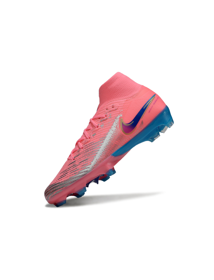 Nike Air Zoom Mercurial Superfly 10 Elite FG Pink Blue Silver