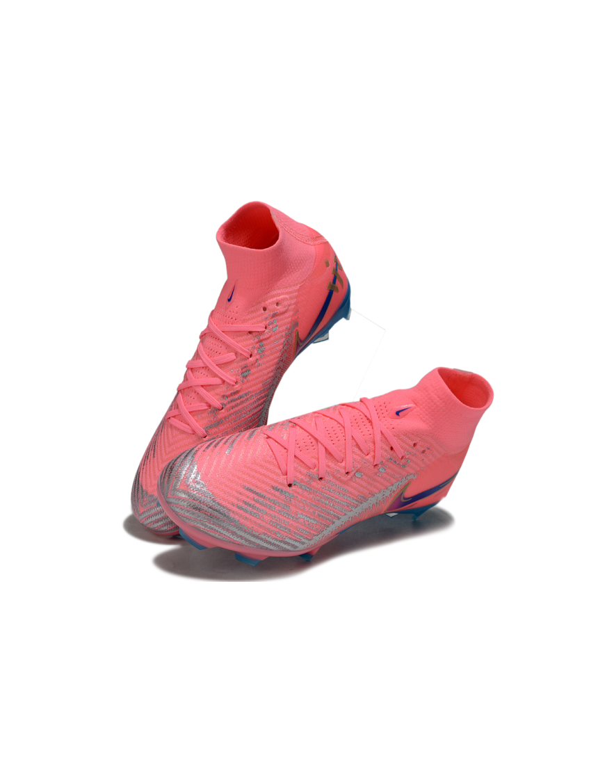 Nike Air Zoom Mercurial Superfly 10 Elite FG Pink Blue Silver
