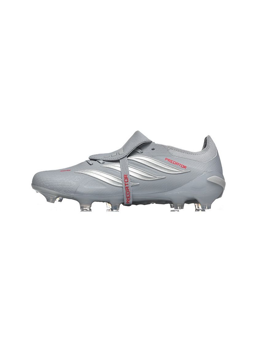 adidas 26 Predator Elite Tongue FG Grey Silver Red