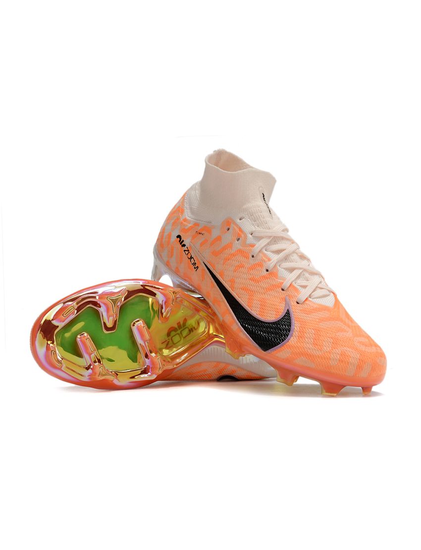 Nike Air Zoom Mercurial Superfly 9 Elite FG - Fossil/Black/Total Orange