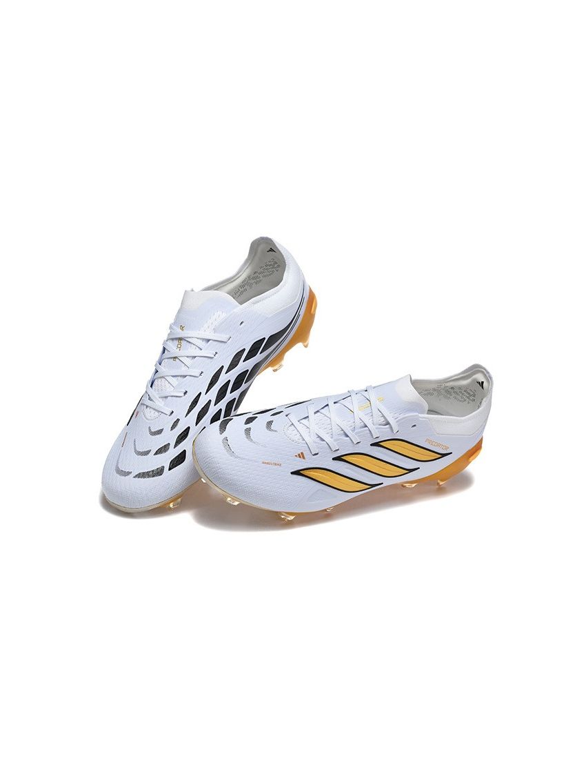 adidas 26 Predator Elite FG White Metallic Gold Black