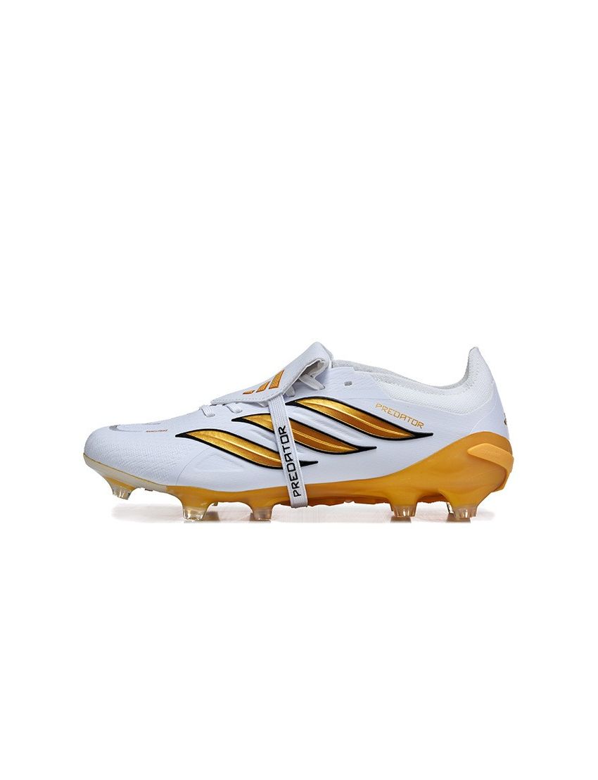 adidas 26 Predator Elite Tongue FG White Metallic Gold Black
