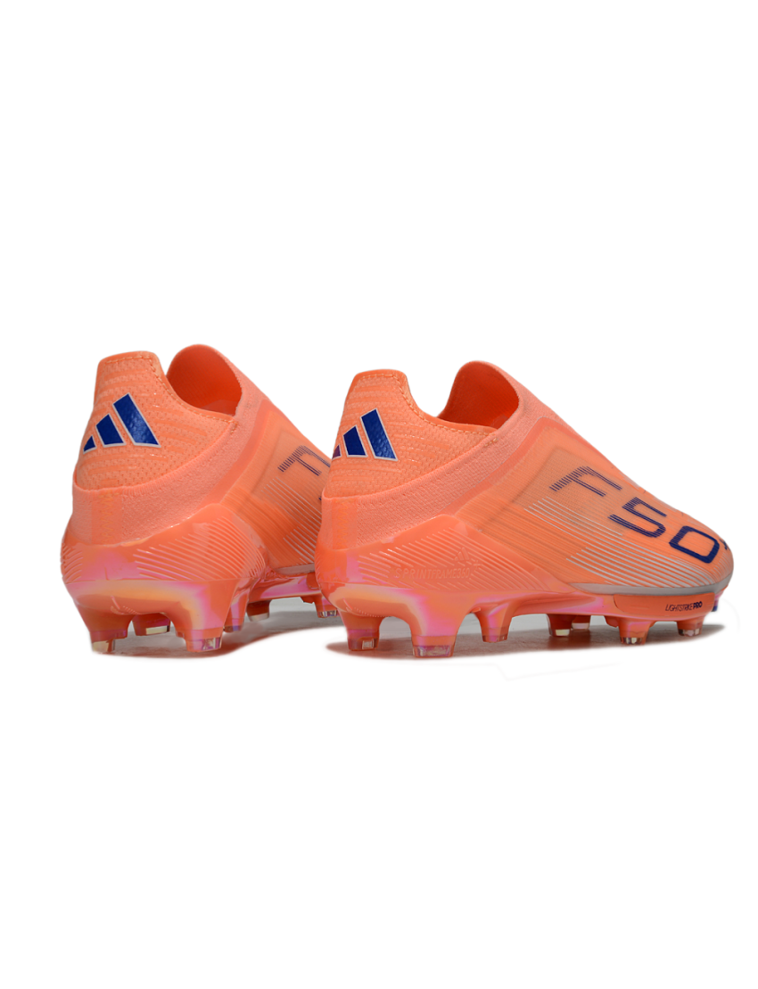 Adidas F50 Laceless Elite FG Orange Lucid Blue