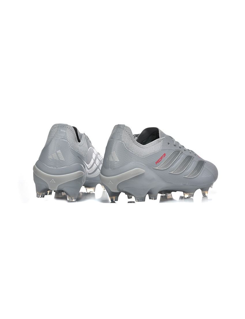 adidas 26 Predator Elite FG Grey Silver Red