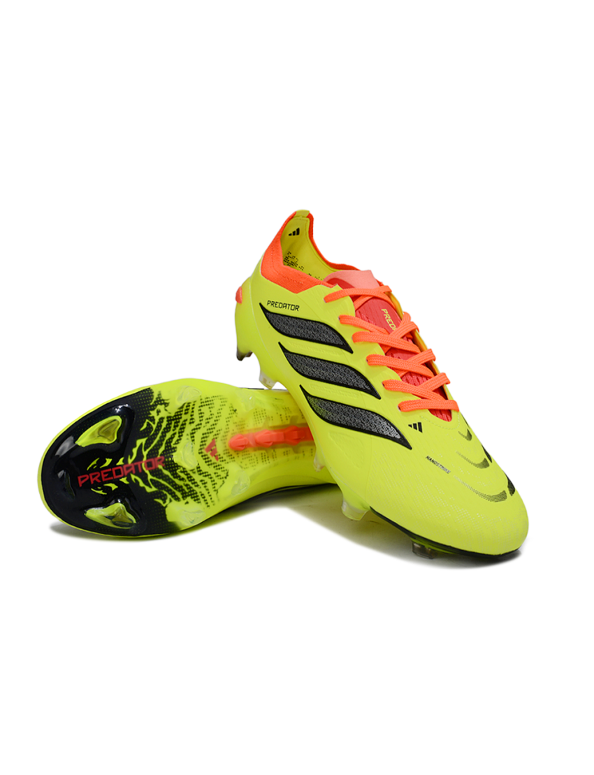 Adidas Predator 26 Elite FG Yellow Silver Red