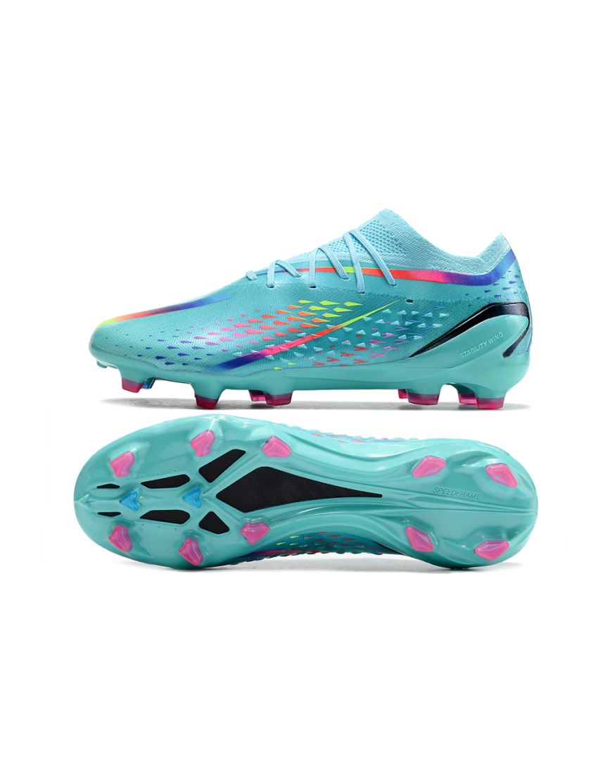 Adidas X Speedportal .1 FG Al Rihla - Clear Aqua/Solar Red/Power Blue