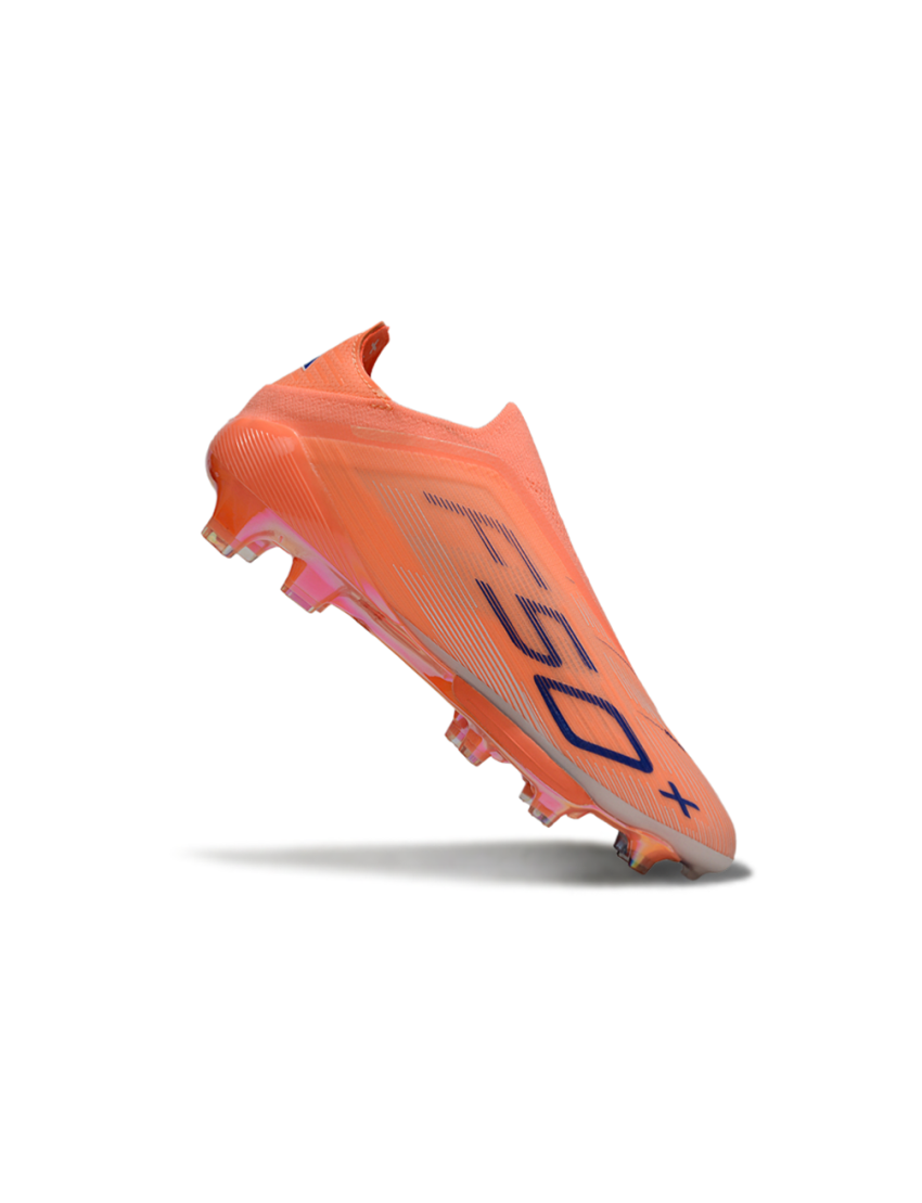 Adidas F50 Laceless Elite FG Orange Lucid Blue