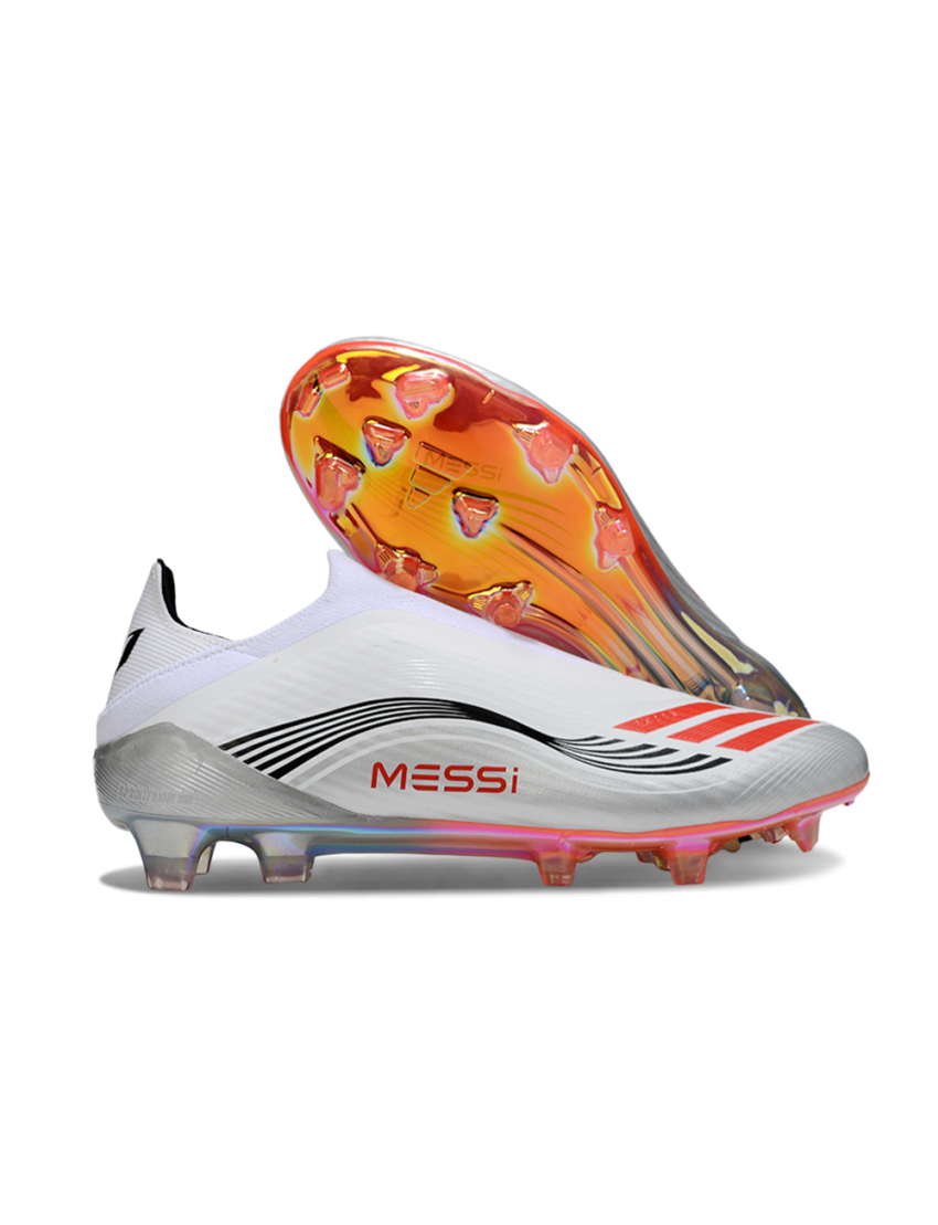 Adidas F50 Messi Elite FG - Footwear White Lucid Red Silver Metallic