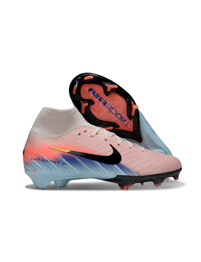 Nike Air Zoom Mercurial Superfly 10 Elite FG United Silt Red Racer Blue