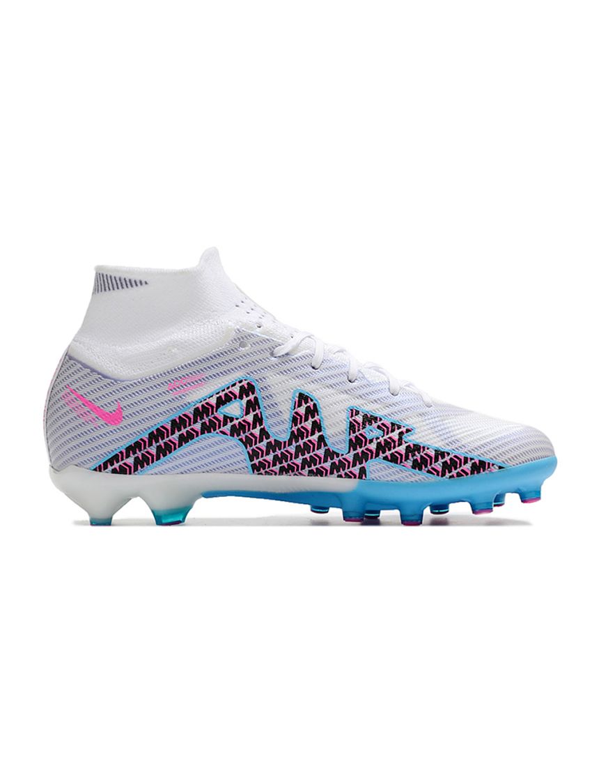 Nike Air Zoom Mercurial Superfly 9 Elite AG-Pro - White/Baltic Blue/Pink Blast/Indigo Haze