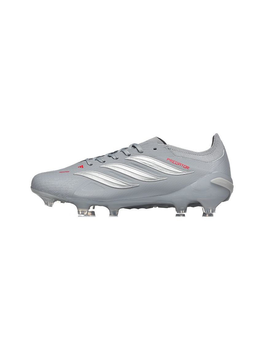 adidas 26 Predator Elite FG Grey Silver Red