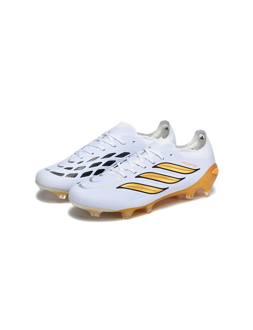 adidas 26 Predator Elite FG White Metallic Gold Black