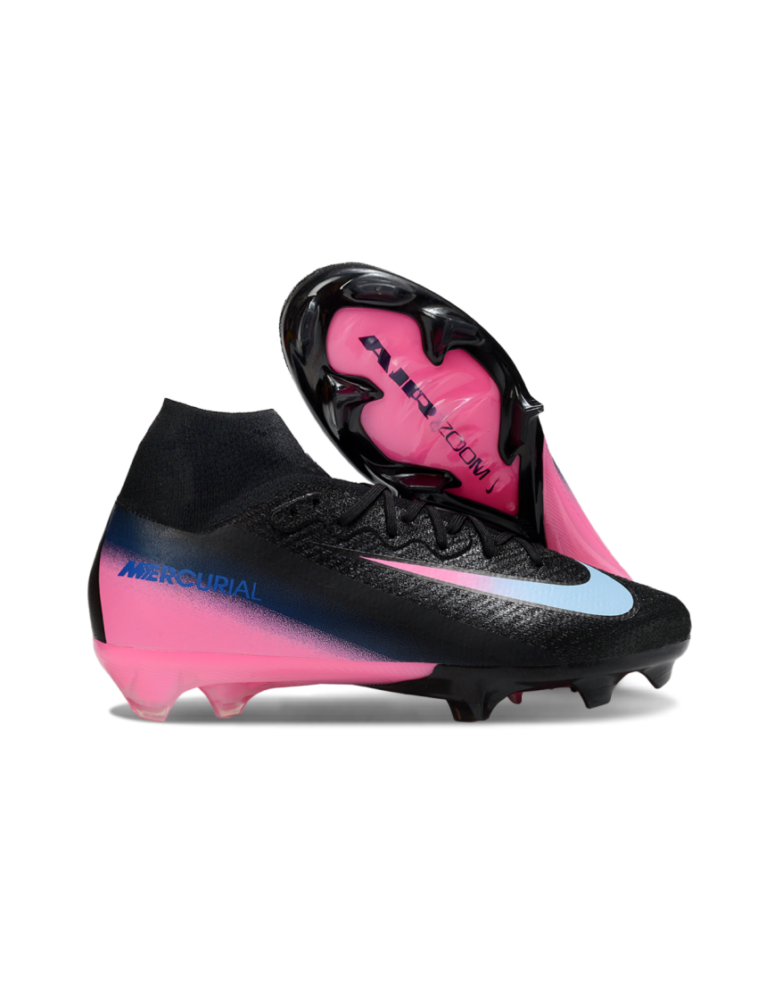 Nike Air Zoom Mercurial Superfly 10 Elite FG Black Pink Blue