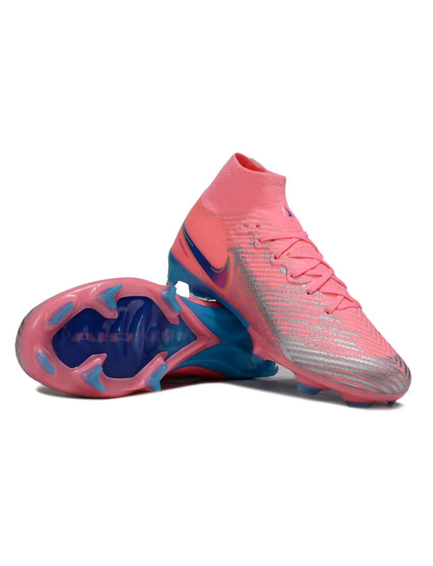 Nike Air Zoom Mercurial Superfly 10 Elite FG Pink Blue Silver
