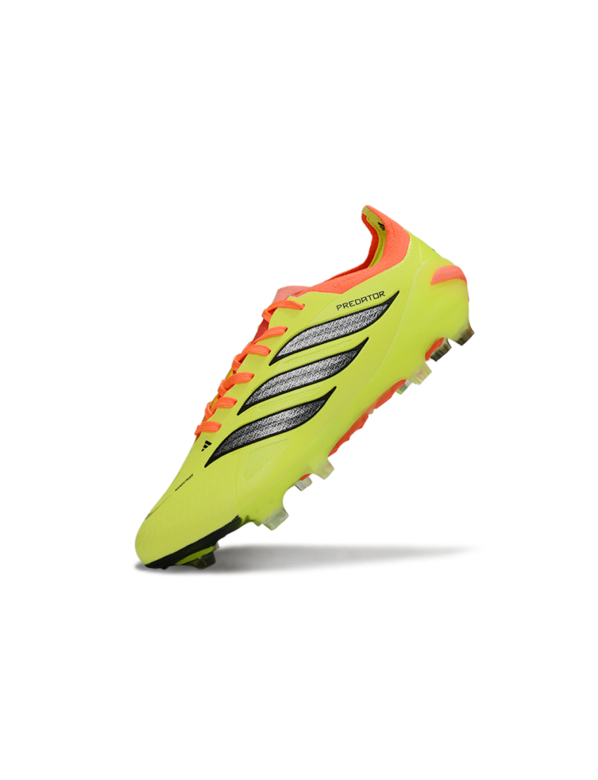 Adidas Predator 26 Elite FG Yellow Silver Red