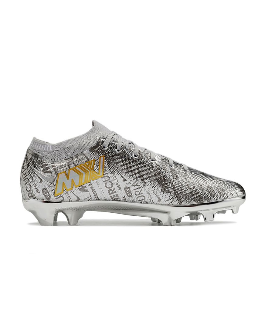Nike Air Zoom Mercurial Vapor 15 Elite XXV SE FG - Metallic Silver/Wolf Grey/Pure Platinum/Black