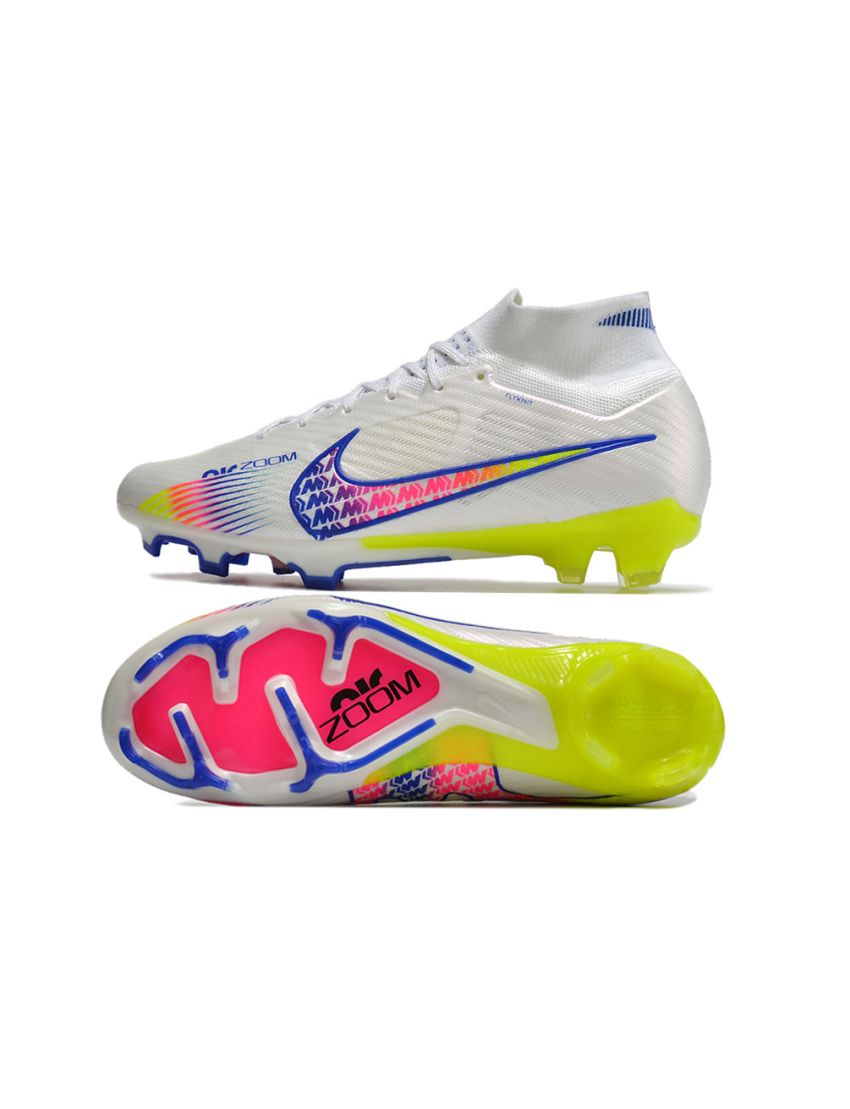 Nike Air Zoom Mercurial Superfly 9 Elite FG Rainbow - Blue/Black/Yellow