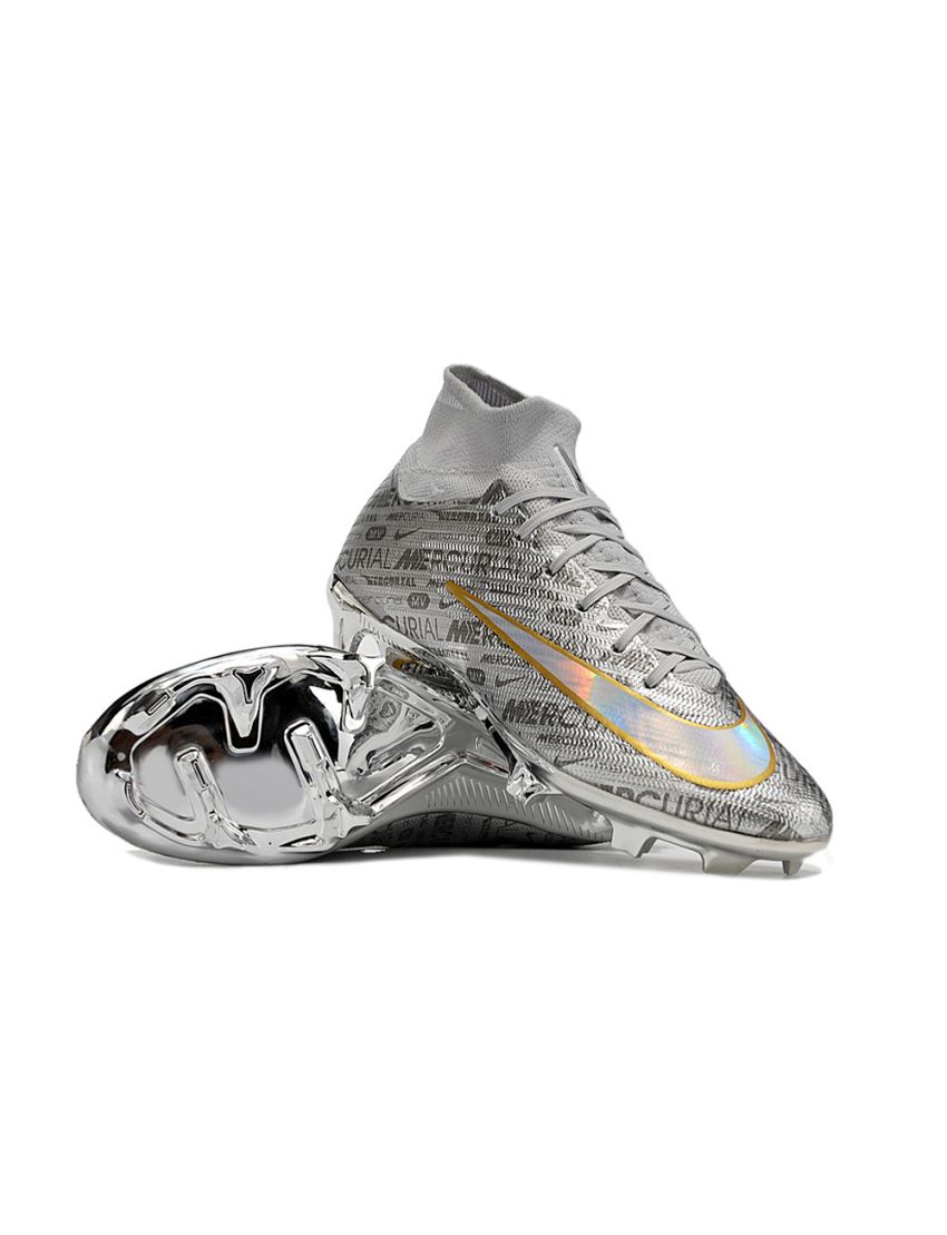 Nike Air Zoom Mercurial Superfly 9 Elite FG XXV - Metallic Silver/Black/Wolf Grey