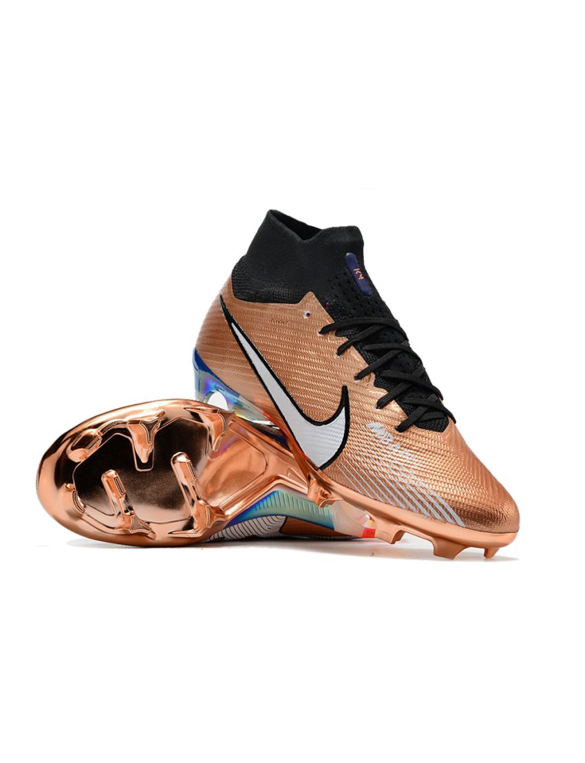Nike Air Zoom Mercurial Superfly Elite 9 FG - Metallic Gold/White/Blue