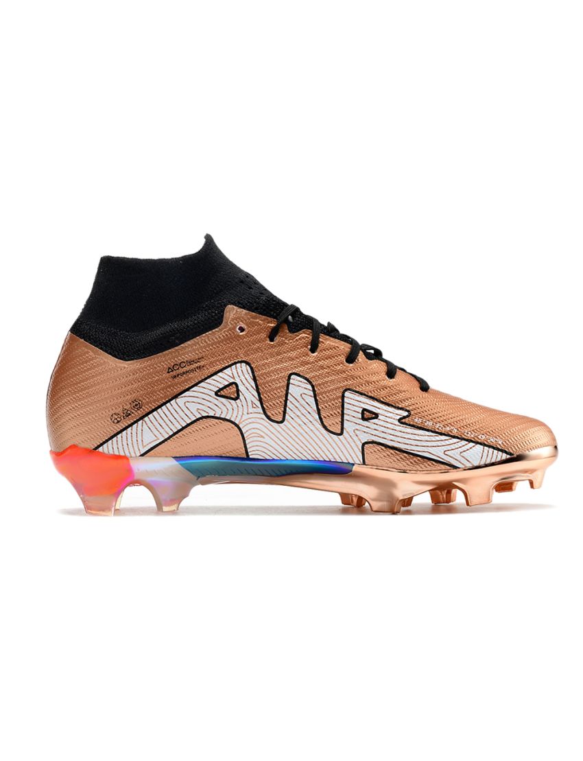 Nike Air Zoom Mercurial Superfly Elite 9 FG - Metallic Gold/White/Blue