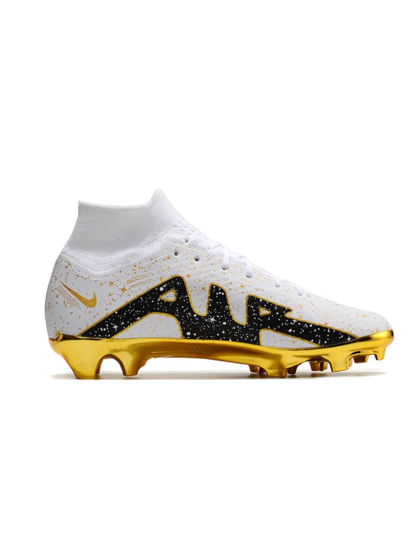 Nike Air Zoom Mercurial Superfly Elite 9 FG - White/Metallic Gold