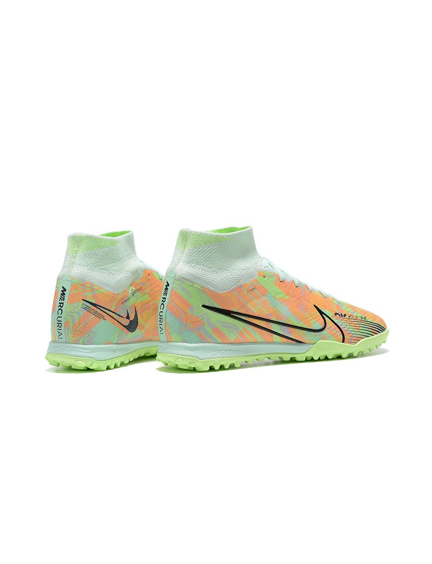 Nike Air Zoom Mercurial Superfly Elite 9 TF Bonded - Barely Green/Blackened Blue/Total Orange