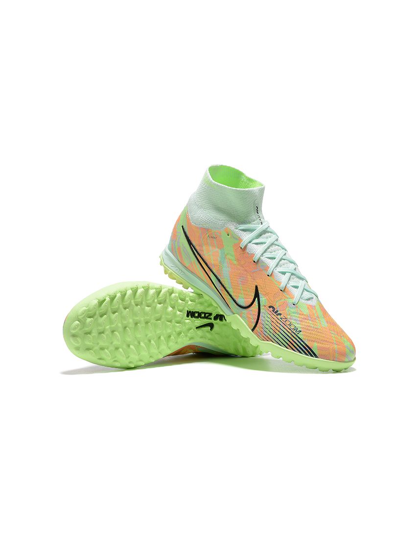 Nike Air Zoom Mercurial Superfly Elite 9 TF Bonded - Barely Green/Blackened Blue/Total Orange