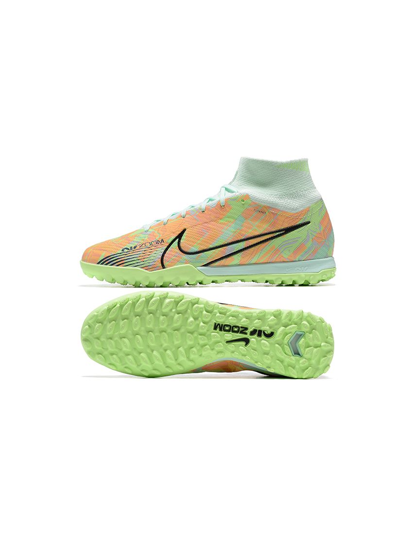 Nike Air Zoom Mercurial Superfly Elite 9 TF Bonded - Barely Green/Blackened Blue/Total Orange