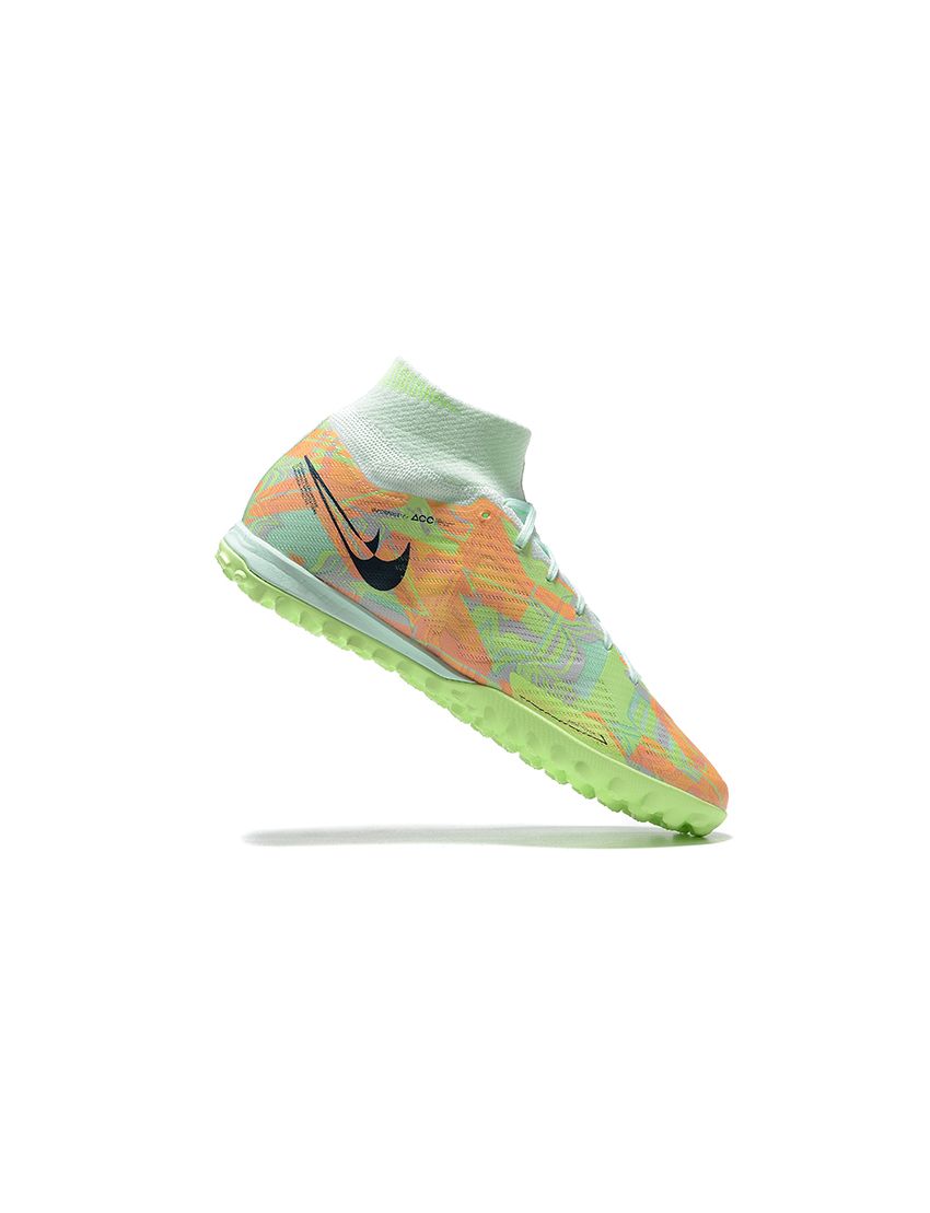 Nike Air Zoom Mercurial Superfly Elite 9 TF Bonded - Barely Green/Blackened Blue/Total Orange