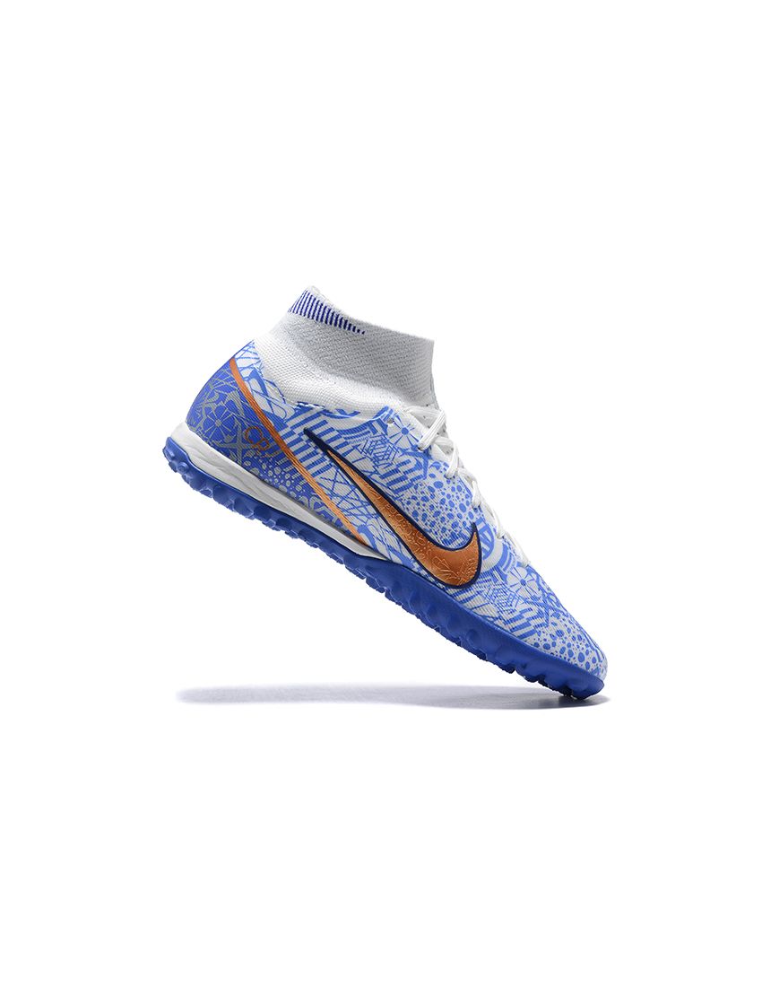 Nike Air Zoom Mercurial Superfly Elite 9 TF CR7 Personal Edition - White/Metallic Copper/Concord