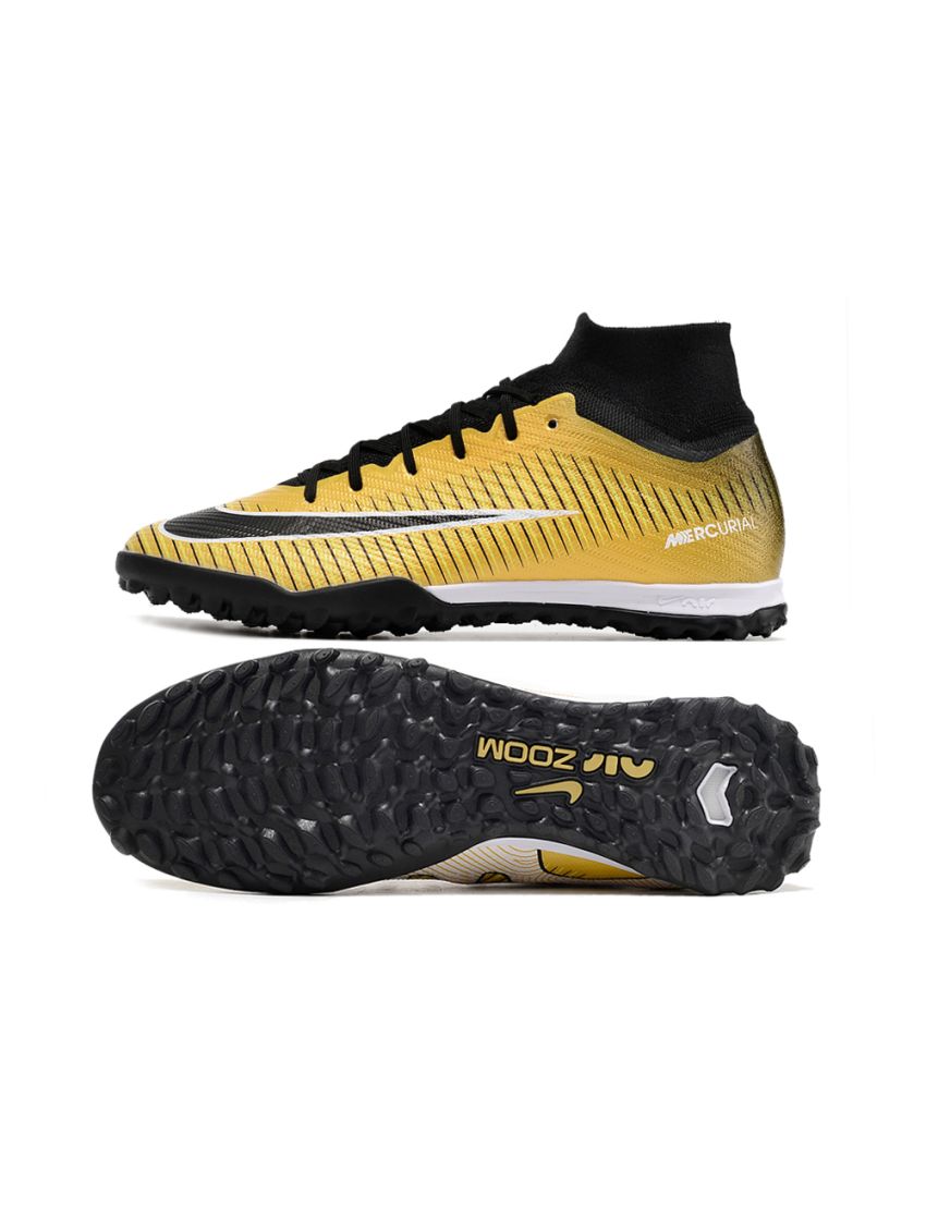 Nike Air Zoom Mercurial Superfly Elite 9 TF KM PSG - Gold/Multi-Black/White