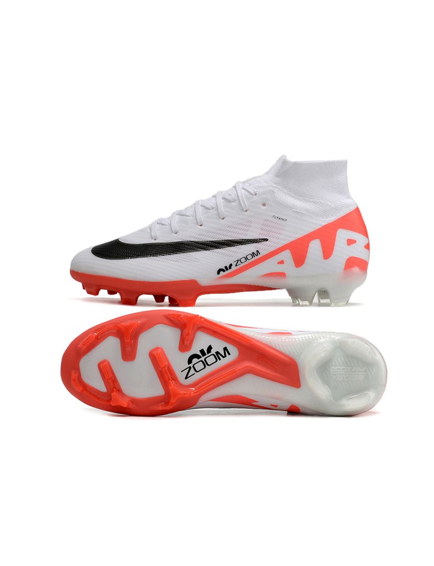 Nike Air Zoom Mercurial Superfly 9 Elite FG - Bright Crimson/White/Black