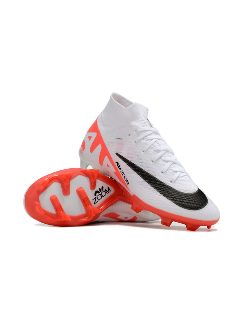 Nike Air Zoom Mercurial Superfly 9 Elite FG - Bright Crimson/White/Black