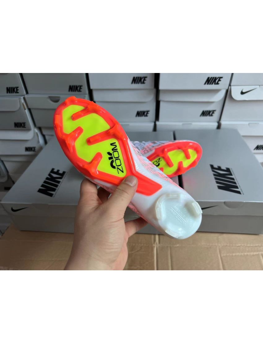 Nike Air Zoom Mercurial Superfly 9 Elite FG XXV - White/Orange/Black