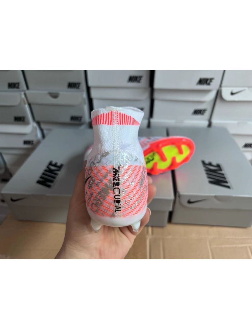 Nike Air Zoom Mercurial Superfly 9 Elite FG XXV - White/Orange/Black