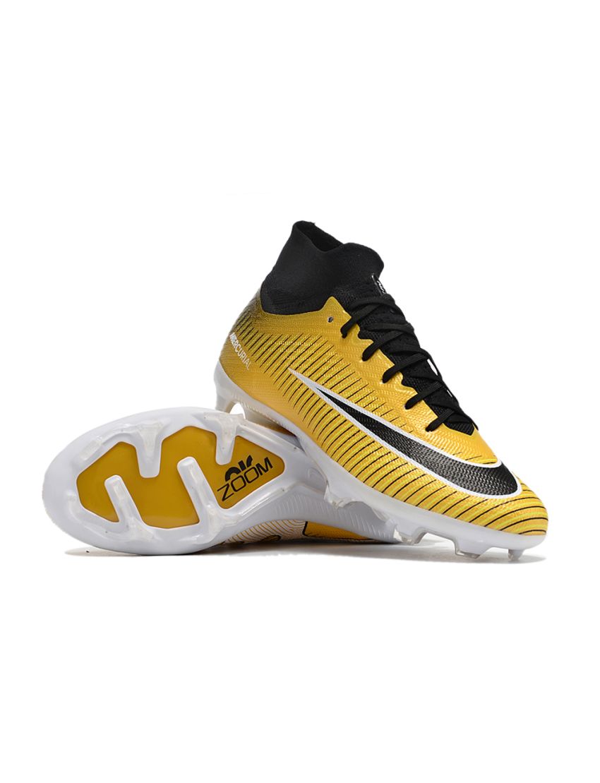 Nike Air Zoom Mercurial Superfly 9 Elite FG Yellow Black White