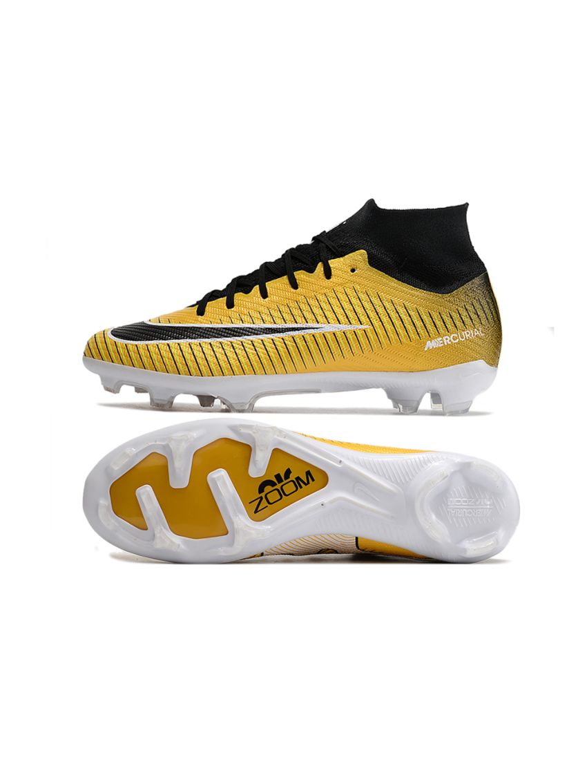 Nike Air Zoom Mercurial Superfly 9 Elite FG Yellow Black White