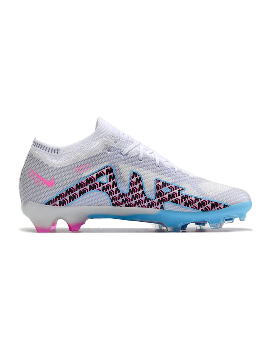 Nike Air Zoom Mercurial Vapor 15 Elite FG - White/Light Blue/Laser Pink