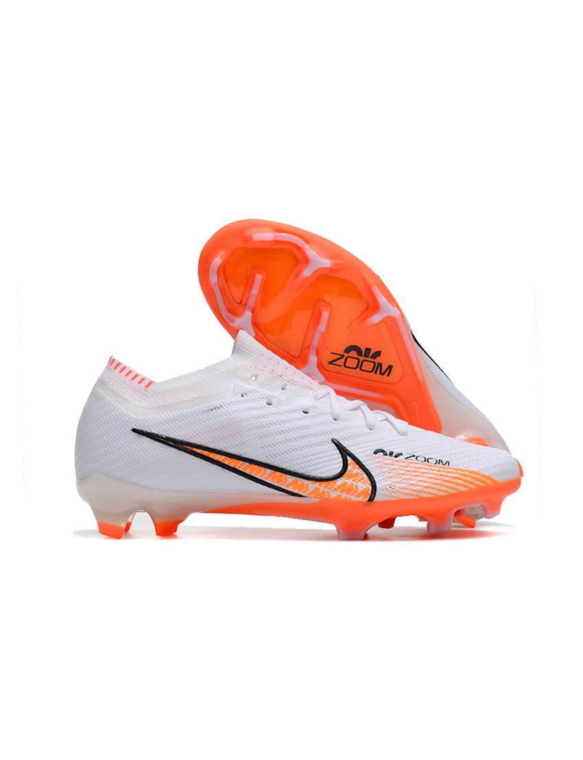 Nike Air Zoom Mercurial Vapor 15 Elite FG - White/Orange