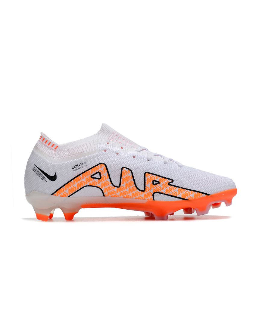 Nike Air Zoom Mercurial Vapor 15 Elite FG - White/Orange