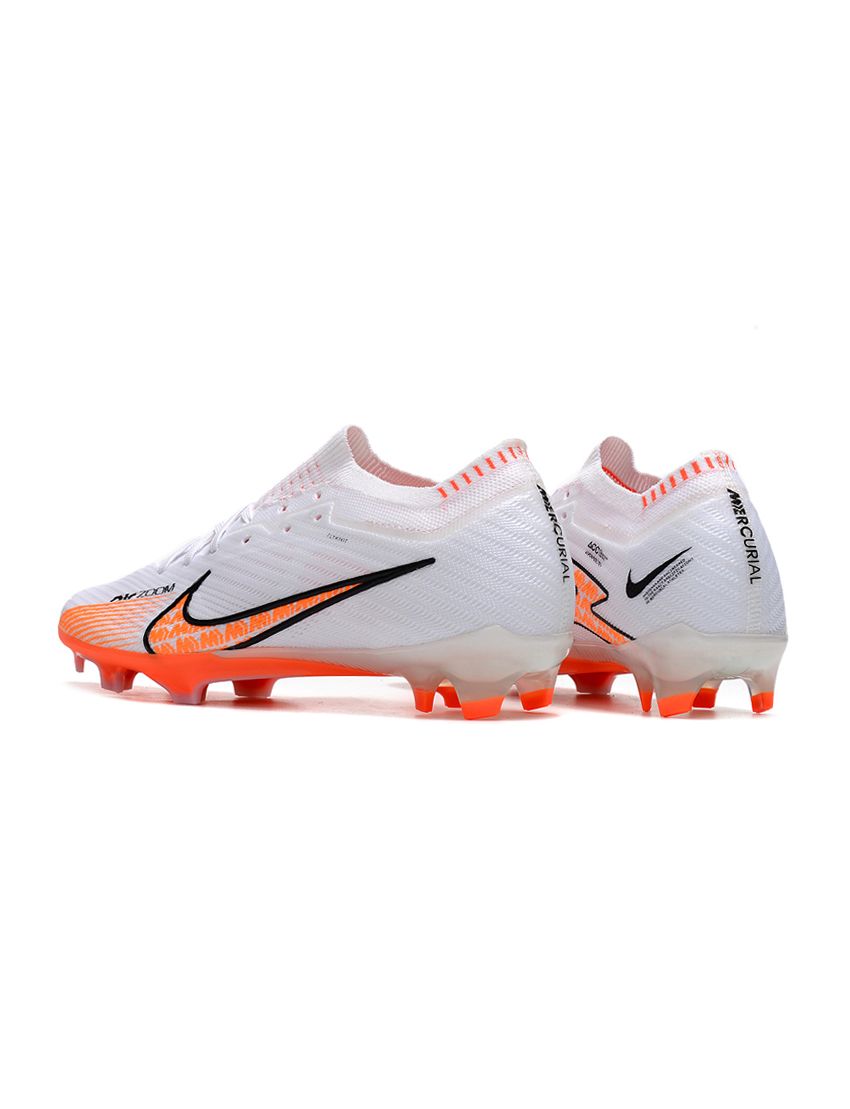 Nike Air Zoom Mercurial Vapor 15 Elite FG - White/Orange