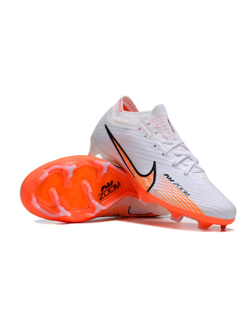 Nike Air Zoom Mercurial Vapor 15 Elite FG - White/Orange